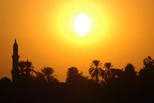 Sonnenuntergang in Ägypten